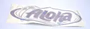 WACO ALOHA DECAL 0828-03 CRANBERRY / GOLD 37 1/2" X 9 5/16" MARINE BOAT