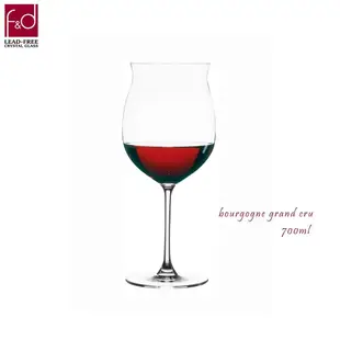 f&d bourgogne grand cru勃根地 紅酒杯 酒杯 高腳杯 水晶玻璃杯 700ml (8.6折)