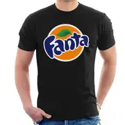 Fanta Circle Logo Men's T-Shirt Black Large