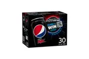 30pc Pepsi Max Cola Flavoured Zero Sugar Soft Drink Sparkling Soda Cans 375ml