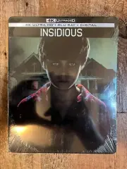 Insidious w. Steelbook (4K UHD + Blu-ray + Digital, 2010, Region Free) *NEW*