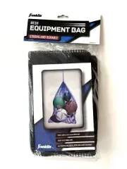 New! Franklin 3136 Mesh Equipment Ball Bag w/Drawcord, Black 25" x 36"