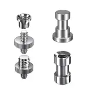 1Set 1/4" 3/8" Metal Screw Kits Tripod Mount Convert Adapter Light Stand