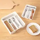 Dish Organizer for Drawers Space-saving Cutlery Tray Expandable Drawer Kitchen