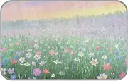 Amooorous Colorful Dream Oil Painting Garden Flowers Summer Cooling mat for Outside Self Cooling Outdoor cat Bed for Pets Outside cat Cute cama Fria para perro M