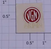 Lionel 2322-WSD Virginian Nose Decal Water Sol