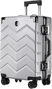 [Ｗoowayo] Carry On Luggages Suitcase Lightweight Luggage Scratch-Resistant Large Capacity No Zipper Luggage for Travel Suitcase Luggage Suitcases (G 24in)