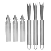 6 Pcs Pineapple Corer and Slicer Remover Clip Easy to Use Peeler