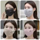 Printed Earloop Mask Breathable Protection Face Cover Outdoor Sports Supplies