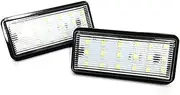 FIQOME 2x LED Licence Number Plate Light White Canbus, for Land Cruiser, 100 200 Series 120 Prado LX470 LX570 GX Car Number Plate Led Light