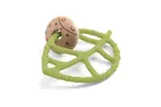 Djeco BabyGreeni Wooden Silicone Teether 12cm Baby Kids Sensory Teething 0m+