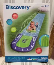 Discovery Splash Slide Water Inflatable 15 ft. with Mini Slide Board NEW