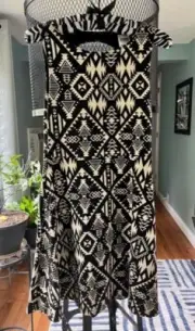 Victoria's Secret PINK Mini Dress Size S/P Black and White Aztec Stretch NWT