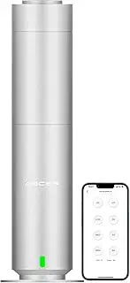 Diffuser - Hotel Scent Diffuser Machine - Studio Scent Diffusers for Whole House - Scent Air Machine for Home - Remote APP Control Waterless Essential Oil Diffusers for Large Room,Office - Silver