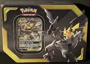 Pokemon Sun & Moon Team Up Pikachu & Zekrom GX Tag Team Tin Factory Sealed