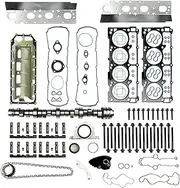 5.7 HEMI Cam MDS Lifters Camshaft Timing Chain Oil Pan Gasket Overhaul Replacement Kit Compatible with 2009-2015 C-hrysl-er Aspen Ram 1500 Durango 53022263AE