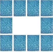 10pcs Self Adhesive Water Ripple Stickers for Micro Landscape Decor Realistic Water Grain Effect for Table Models for Enhancing Outdoor Scenery