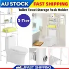 AU 3 Tiers Storage Rack Over Toilet/Bathroom/Laundry/Washing Machine Towel Shelf