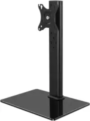 Single Computer Monitor Stand Free Standing Desk Vesa Mount for 13 Inch to 32 In
