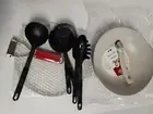 NEW In Pkg 8-pc Ballarini Saturnia Wok Skillet Prep Pan & Utensils Cookware Set
