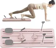 Pilates Machine, Abdominal Pilates Board, PP Material, Multifunctional Fitness Equipment, Core Strengthening And Full Body Workout, Resistance, Compact Design, 45x20x10 In, Pack Of 1