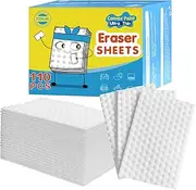 110 PCS Upgrade Convex Point Magic Sponge Eraser Sheets,Disposable Portable Magic Cleaning Eraser Thin Wipes for Kitchenware Bathroom Shoe Sink Car Interiors Hard-to-Reach Places