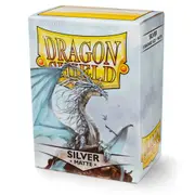 Dragon Shield TCG - 100 Matte Trading Card Sleeves - Silver