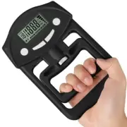 Grip Strength Tester, Hand Grip Dynamometer, Electronic Hand Grip Black