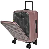 在飛比找momo購物網優惠-【SWICKY】20吋前開式奢華旅途系列登機箱/行李箱(玫瑰