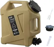 HiGropcore Water Container with Spigot - 2.6Gallon/3.2Gallon Water Jug Portable Camping Water Tank BPA Free - Emergency Water Storage for Camp Outdoor Hiking