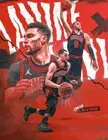 525529 ZACH LAVINE Hoops Baller Basketball 3 24x18 WALL PRINT POSTER