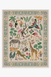 245' x 305' | Machine Washable Runner Rug | Kid & Pet Friendly | Indoor Rug | Iris Apfel Jingle Jungle Tufted Rug | Ruggable