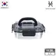 韓國JVR 可冷凍晶透上蓋手提不鏽鋼保鮮盒-方形1130ml