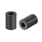 ABS Round Spacer Washer 3.2mm ID 7mm OD 10mm Height for M3 Screws Black 250Pcs