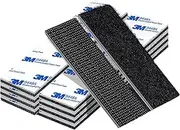 WINOK Hook and Loop Tape Set | 16 Packs 1in x 4in Heavy Duty Adhesive Strips | Double Sided Self-Adhesive Mounting Tape - Industrial Strength for Home, Office, and DIY Projects