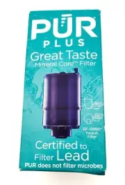 PUR Plus Mineral Core Faucet Mount Water Filter Replacement 1-Filter New