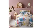 Glow in the Dark Quilt Cover Set (Seaside) - Single