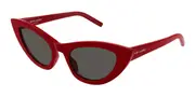 Saint Laurent SL 213 LILY 018 Men's Sunglasses Red Size 52
