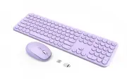 Wireless Keyboard Mouse Combo - 2.4Ghz Aesthetic Quiet Keyboard and Mouse Wir...