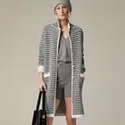 J Crew Collection marled tweed sweater blazer Womens Large