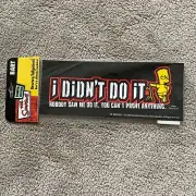 Bart Simpson Bumper Sticker “I Didn’t Do It”