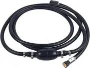 HOLDWELL 3/8" Hose 10 Feet Fuel Hose Gas Line w/Primer Bulb 5008589 compatible with Johnson Evinrude