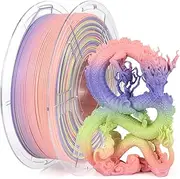 Rainbow High Speed PLA+ Filament for 3D Printer, PLA Filament 1.75mm +/- 0.02 mm, Supports Printing Speeds from 30 to 600 mm/s