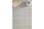 Rug Culture Hand Braied Silver Felted Wool Rug 225x155cm