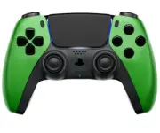 Soft Green Custom UN-Modded Controller Unique Design compatible with PS5 OEM
