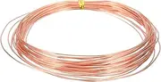 uxcell 99.9% Pure Copper Wire for Jewelry Making, 20 Gauge (0.8mm) Copper Craft Wire 24.6 Feet Beading Jewelry Making Supplies for Crafting Wreath Electroculture Gardening