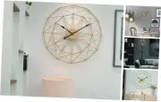 Wall Clock Non Ticking Silent Wall Clocks for Living Room Bedroom Modern Wall