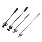 Carbon Steel Manual Weeder Tool Hollow Hoe and Rake for Farm Patio