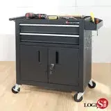 在飛比找遠傳friDay購物優惠-LOGIS邏爵 大號專業重型工具車 文件櫃 工具箱 刀具車 