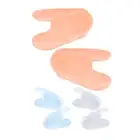 1 pair Silicone Toe Spacers Comfortable Soft A-Shaped Toe Spreader Reusable